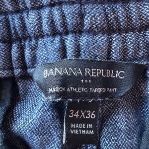 Banana Republic Navy Tapered Pants